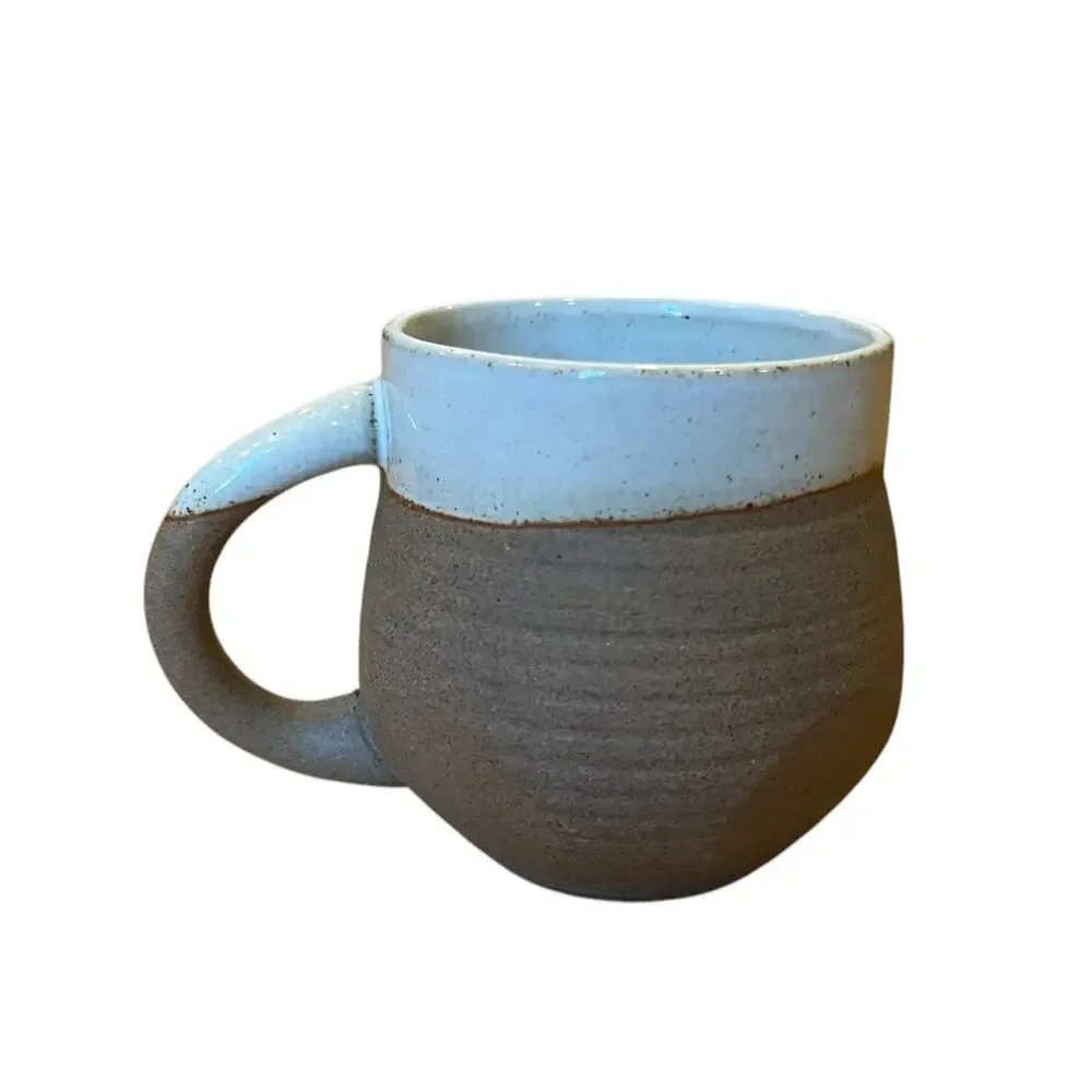 Vintage Brown 3D Farmhouse Bunny Rabbit Mug Coffee Cup Earthenware 4”